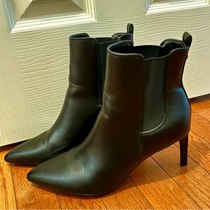Calvin Klein Black Heeled Boots